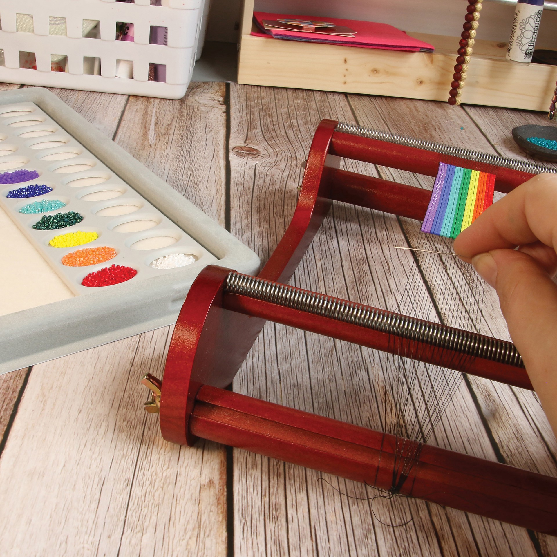 slide 5 of 7, The Beadsmith Basic Elements 24-Hole Seed Bead Sorters, 2ct., 2 ct