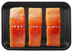 Fishermans Net Salmon Atlantic Fillet Raw Fresh Value Pack Service Case - 2.00 Lb