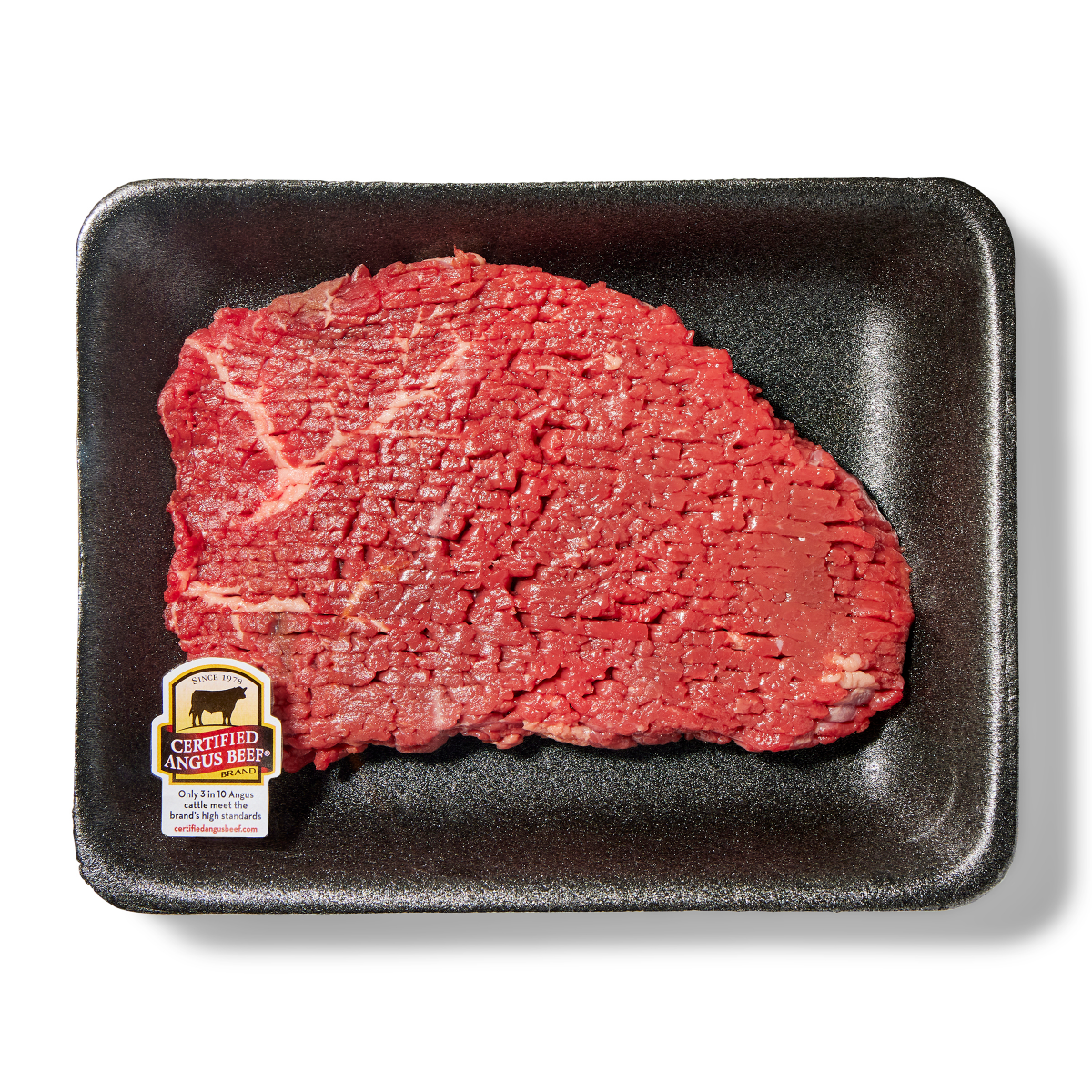 slide 1 of 1, FRESH FROM MEIJER Certified Angus Beef Boneless Top Round Steak, per lb