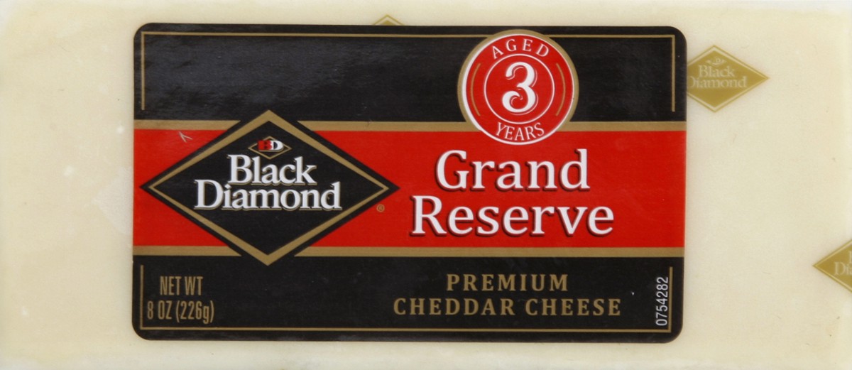 slide 5 of 5, Black Diamond Grand Reserve Premium Cheddar Cheese, 8 oz