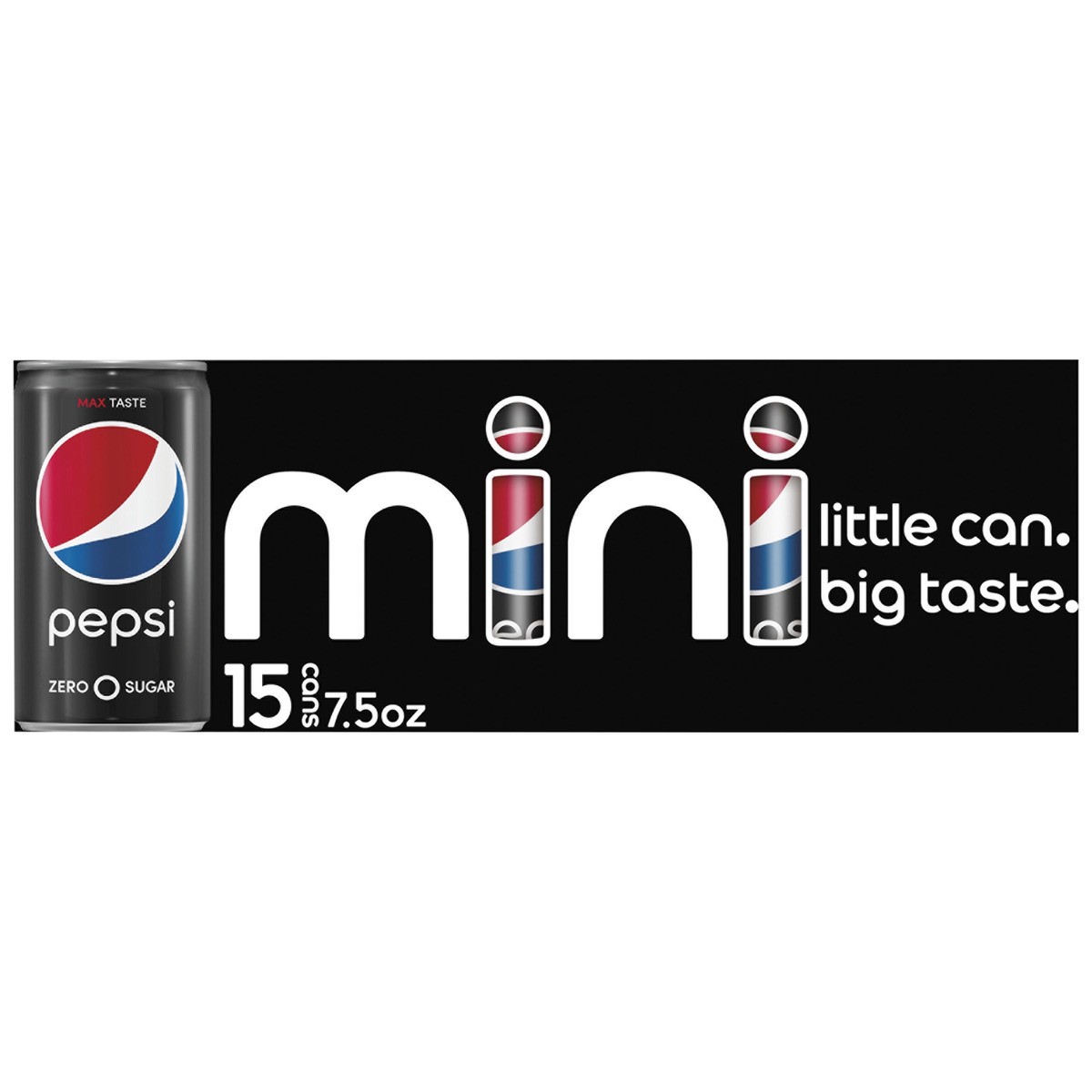 slide 1 of 6, Pepsi Zero Sugar 7.5 Fl Oz 15 Count Cans, 7.5 fl oz