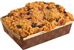 Central Market Peach Blackberry Coffee Cake