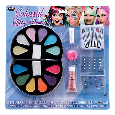 slide 1 of 1, Fun World Colossal Glitter Party Halloween Makeup Palette Kit, 1 ct