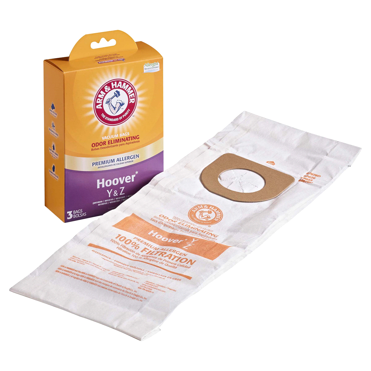 slide 5 of 5, ARM & HAMMER Hoover Y&Z Prem Bag, 1 ct