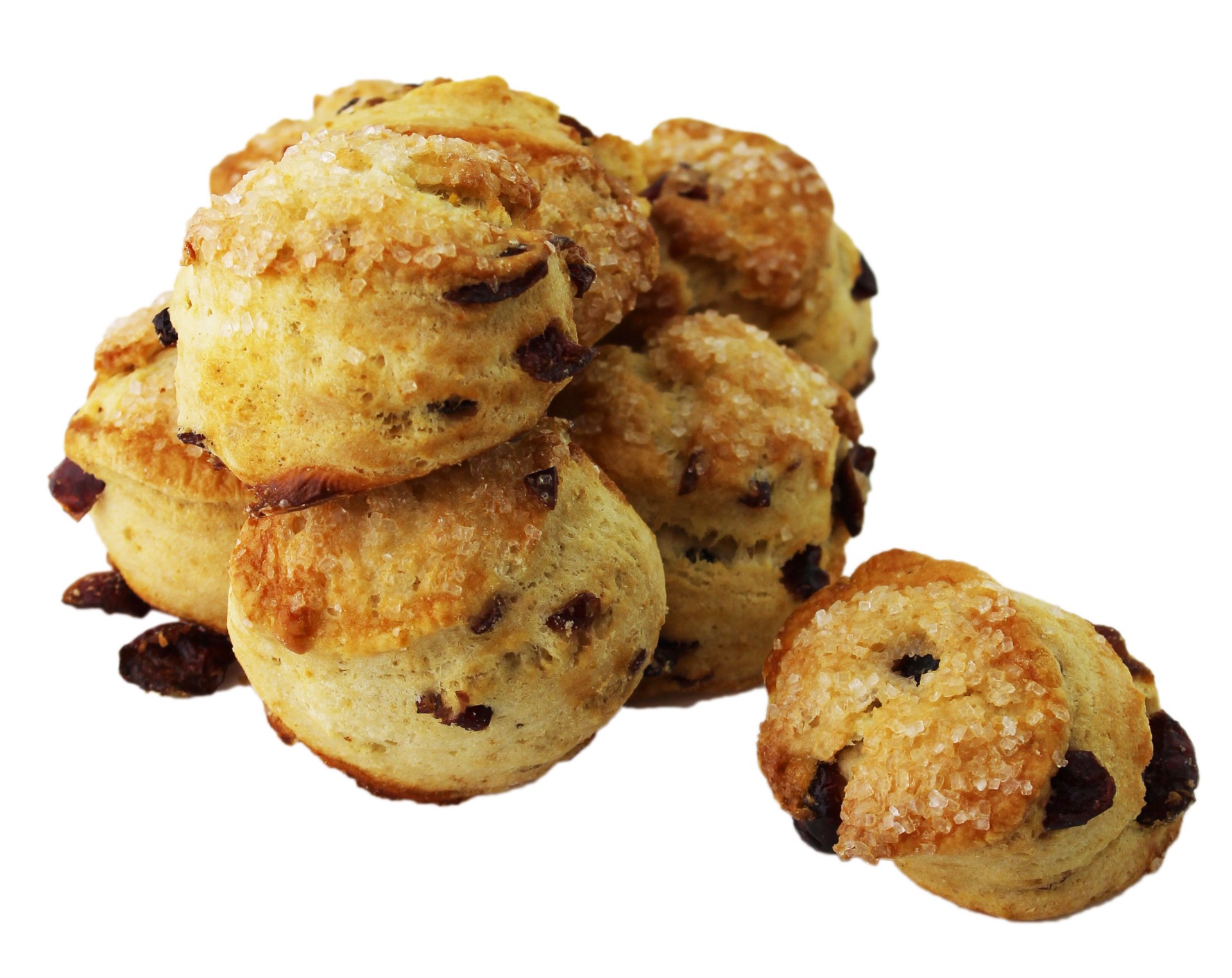 slide 1 of 1, Central Market Mini No Sugar Topping Cranberry Orange Scones, 8 ct