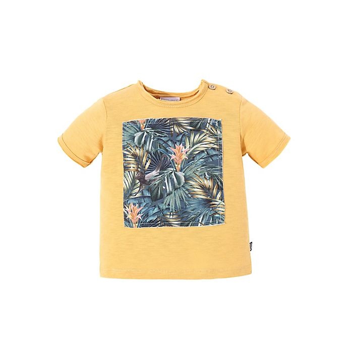 slide 8 of 8, Kidding Around Newborn Jungle T-Shirt and Shorts Set - Yellow, 2 ct