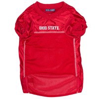 slide 5 of 5, Pets First OSU Dog Jersey LG, LG