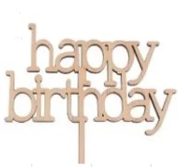 Happy Birthday Natural Bouquet or Plant Pick