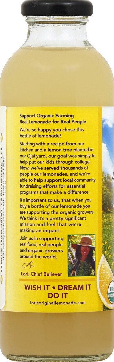 slide 2 of 5, Loris Original Lemonade Organic - 16 oz, 16 fl oz