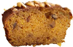 Central Market Chocolate Walnut Pumpkin Bread Slice