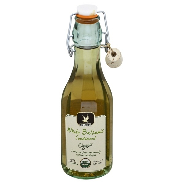 slide 1 of 1, De Nigris De Nigirs Vinegar Balsamic Organic White, 8.5 oz