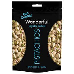 Wonderful Pistachios, In Shell Roasted & Lightly Salted Pistachios, 20 Ounce Bag