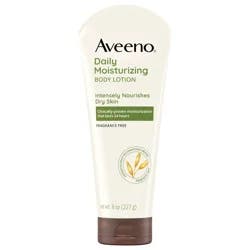 Aveeno Daily Moisturizing Body Lotion with Oat for Dry Skin, 8 oz