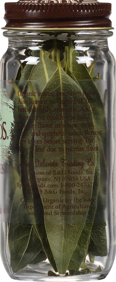 slide 6 of 7, Spice Islands Organic Bay Leaves 0.14 oz. Jar, 0.14 oz