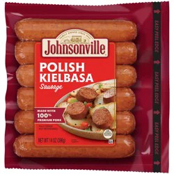 Johnsonville Polish Kielbasa Smoked Sausage, 6 Count, 14 oz