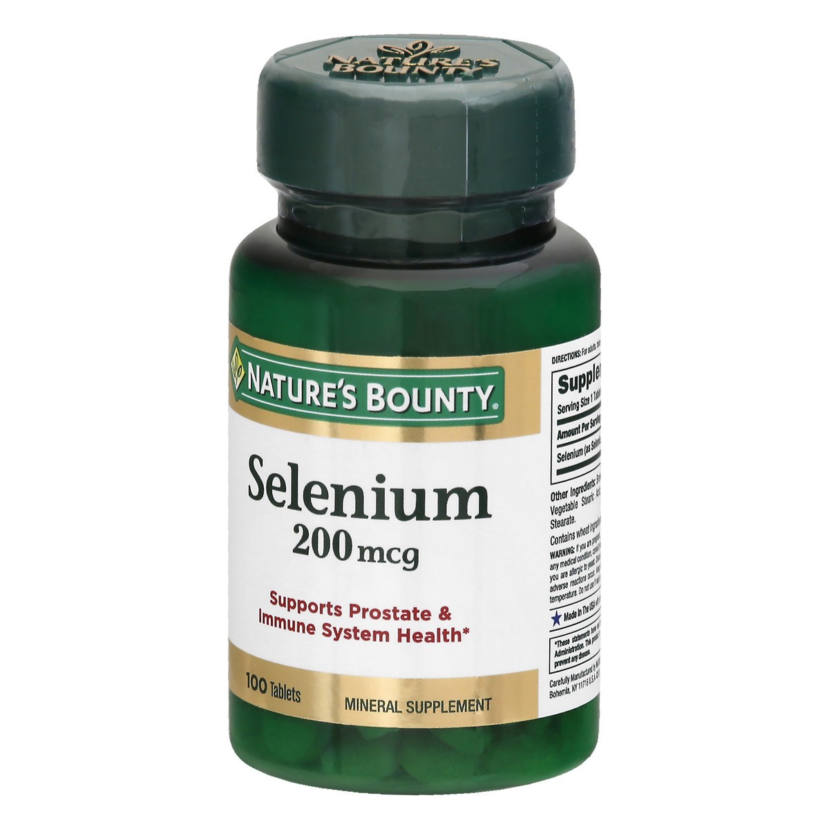 slide 3 of 9, Nature's Bounty Selenium 200mcg, 100 ct