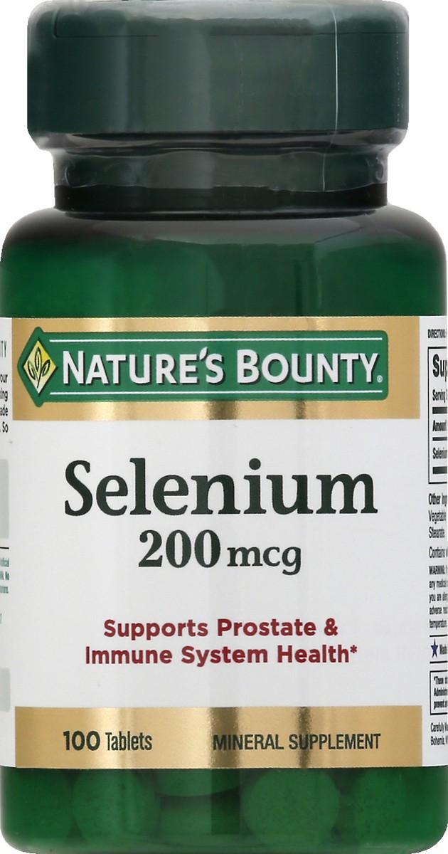 slide 6 of 9, Nature's Bounty Selenium 200mcg, 100 ct