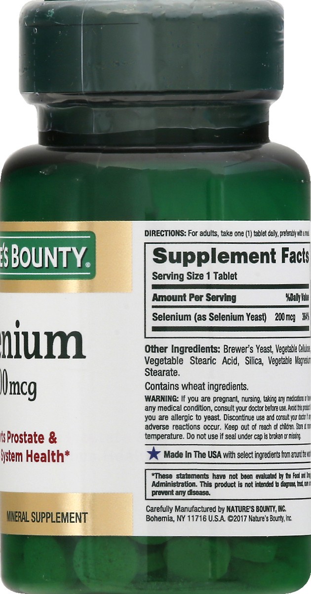 slide 8 of 9, Nature's Bounty Selenium 200mcg, 100 ct