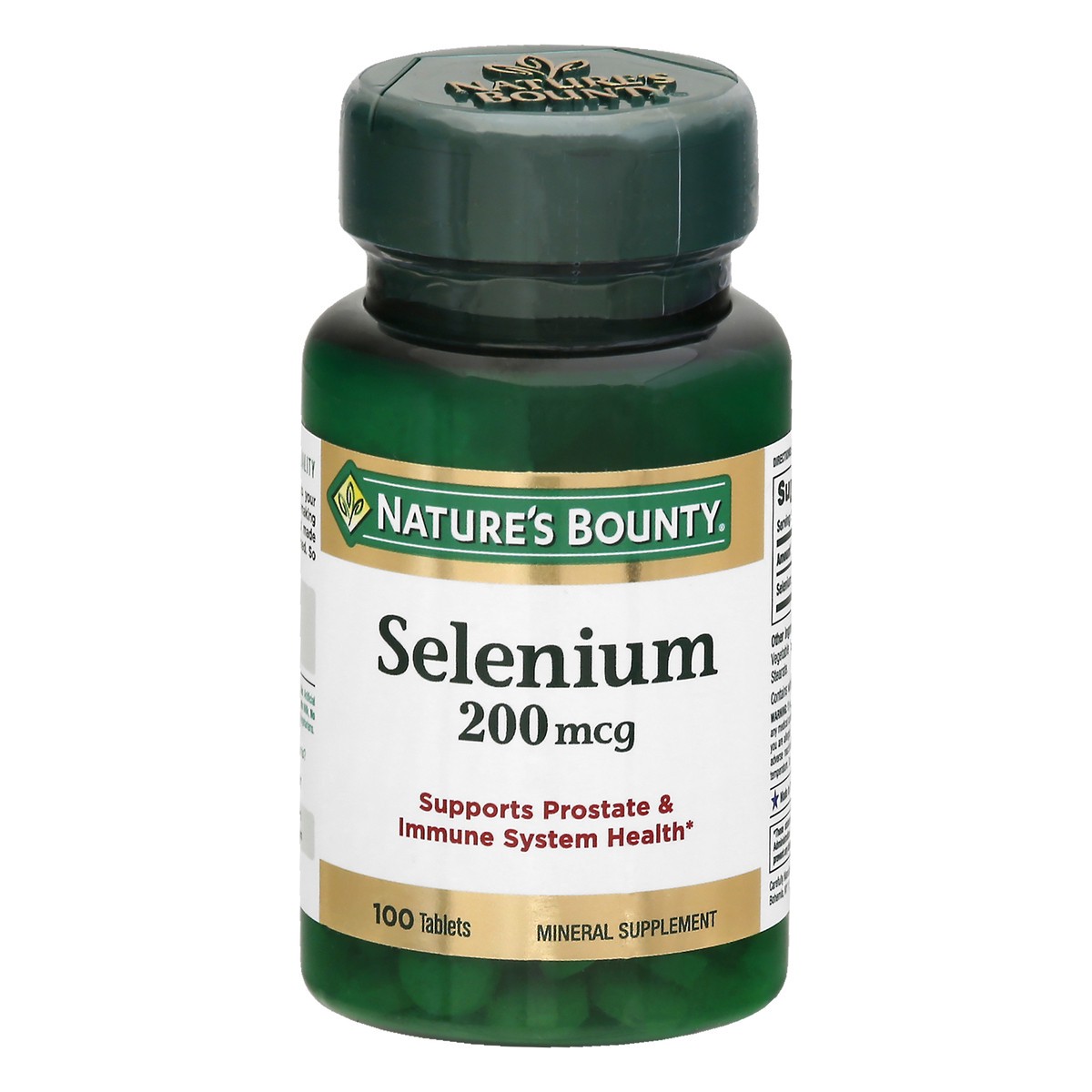 slide 1 of 9, Nature's Bounty Selenium 200mcg, 100 ct