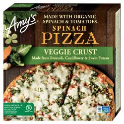 Amy's Pizza Spinach Veggie Crust