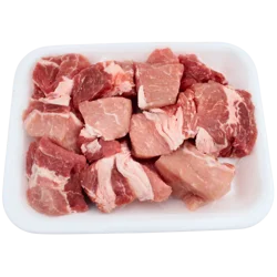 Boneless Pork Shoulder Cut In Cubes