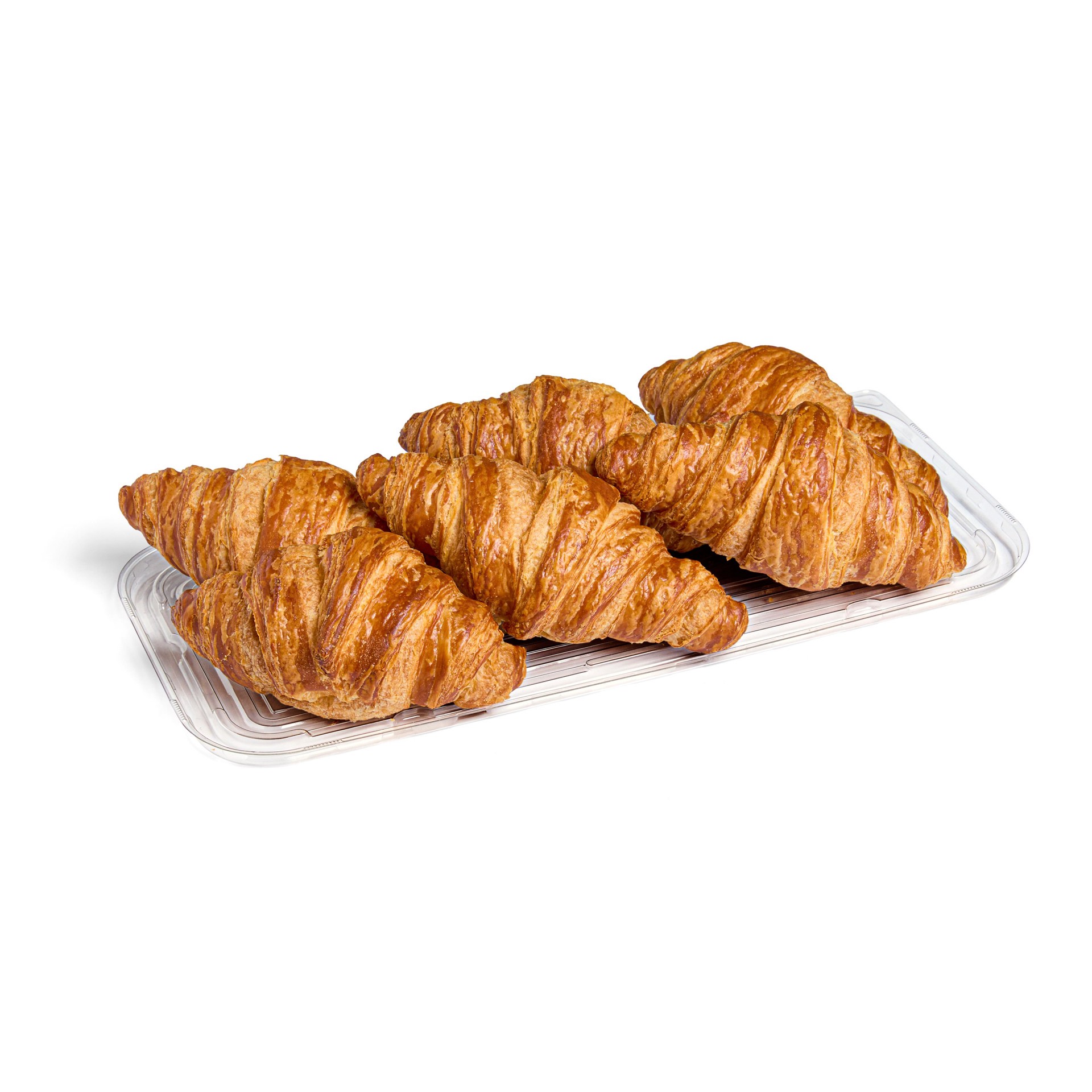 slide 1 of 1, H-E-B Bakery Large Butter Croissants, 6 ct