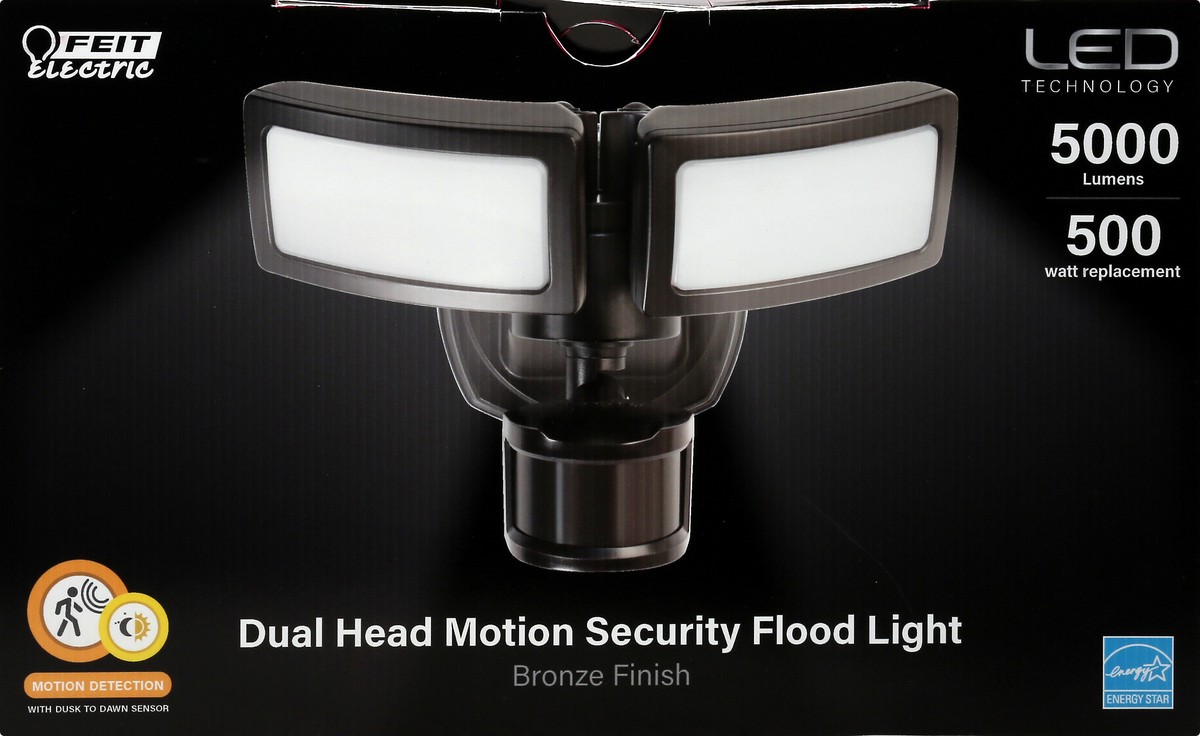 slide 3 of 8, Feit Electric Security Flood Light 1 ea, 1 ct