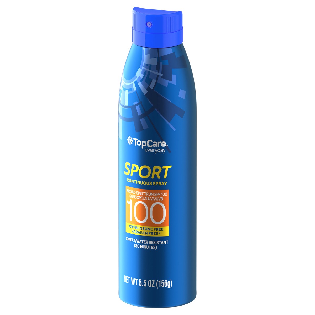 slide 8 of 14, TopCare Everyday Broad Spectrum SPF 100 Continuous Spray Sport Sunscreen 5.5 oz, 5.5 oz