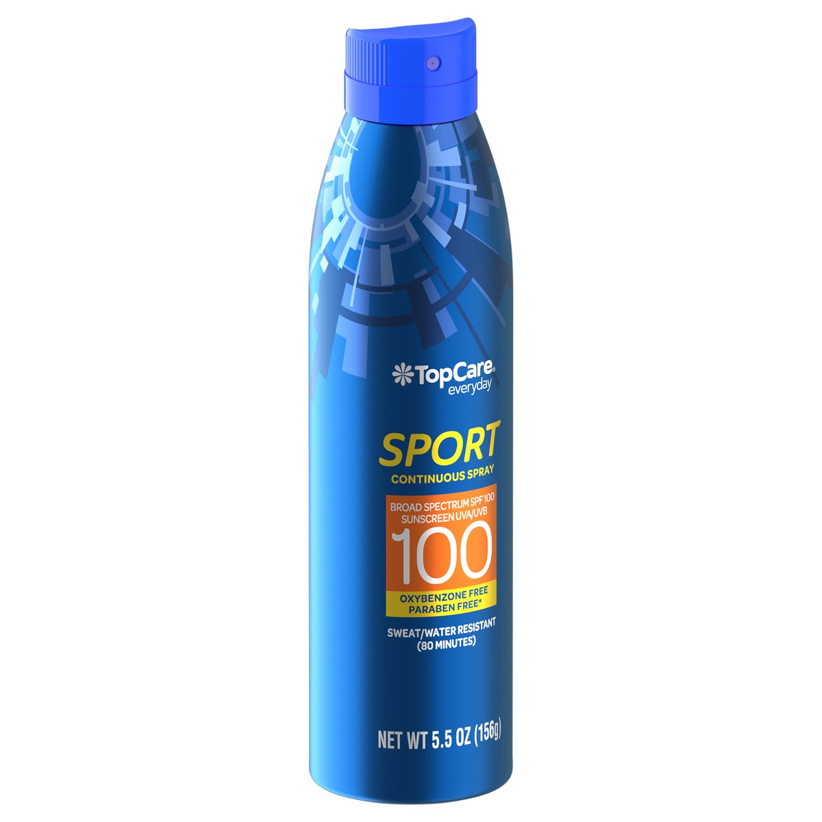 slide 10 of 14, TopCare Everyday Broad Spectrum SPF 100 Continuous Spray Sport Sunscreen 5.5 oz, 5.5 oz