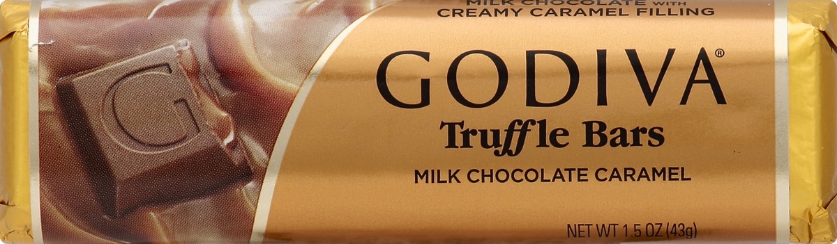 slide 1 of 6, Godiva Milk Chocolate Caramel Truffle Bar, 1.5 oz