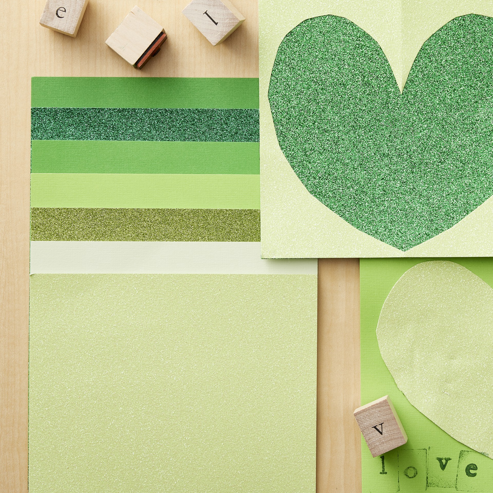 slide 2 of 3, Green Paper Pad By Recollections, 6" X 6", 6 in x 6 in