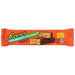 Reese's Crunchy Peanut Butter King Size Candy Bar, 3.2 oz