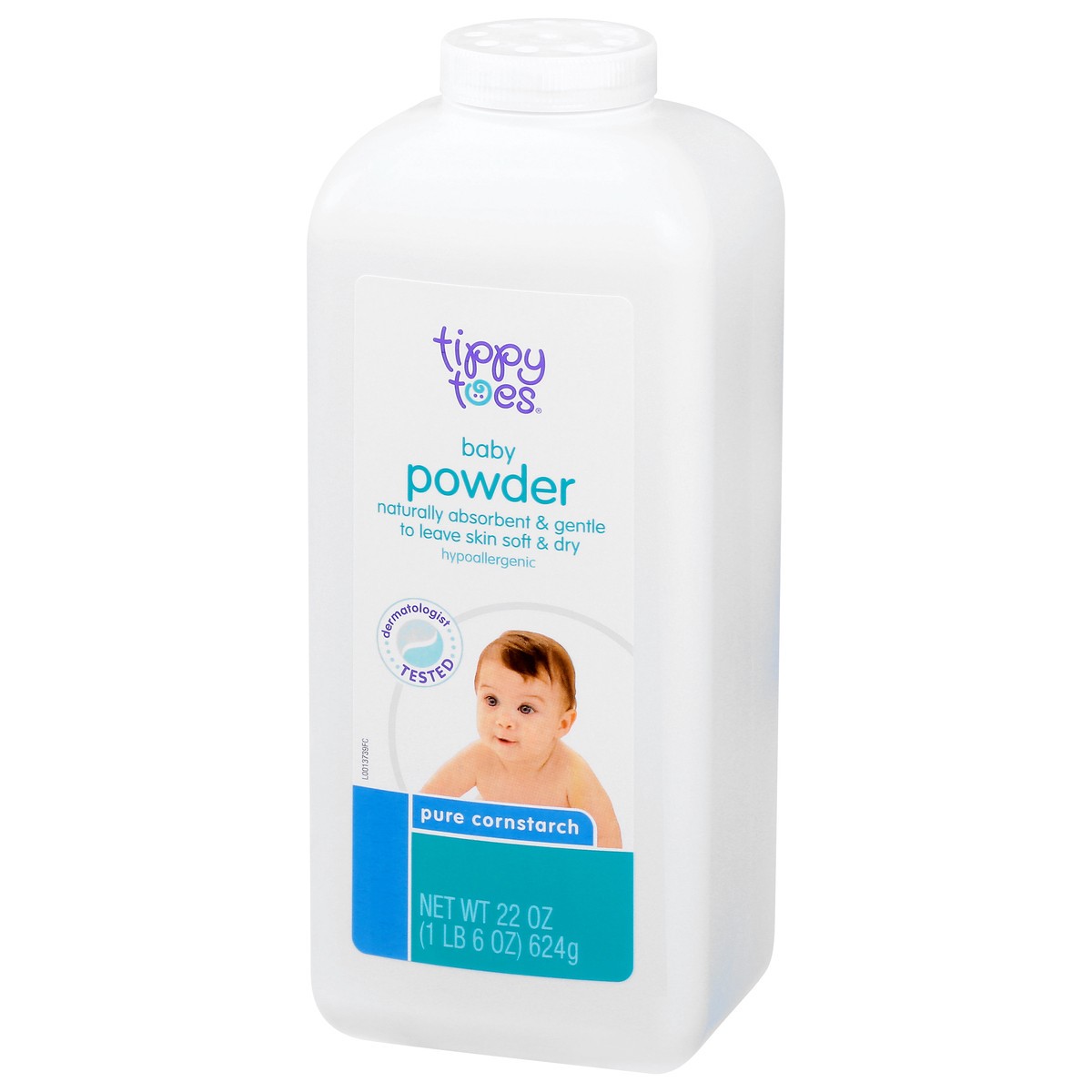 slide 10 of 13, Tippy Toes Pure Cornstarch Baby Powder 22 oz, 22 oz