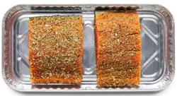 Salmon Portion California Garlic Seasoned 12 Oz - Ea