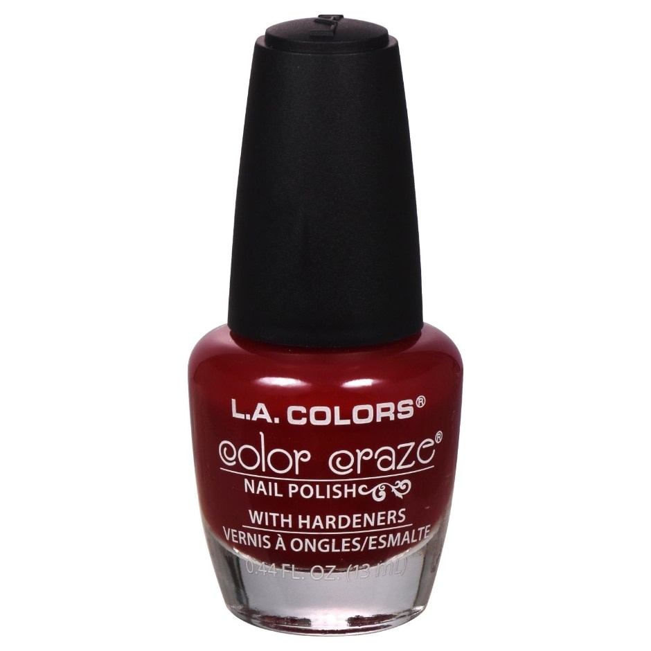 slide 1 of 1, LA COLORS Lac Color Craze Berry Red, 0.44 fl oz