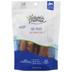 Nature's Promise Free Country Grain Free Beef Sausage Recipe Dog Treats