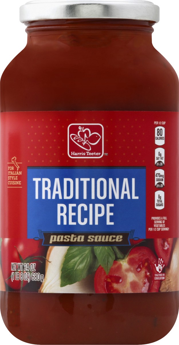 slide 7 of 7, Harris Teeter Pasta Sauce - Traditional, 24 oz