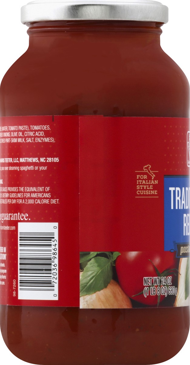 slide 5 of 7, Harris Teeter Pasta Sauce - Traditional, 24 oz