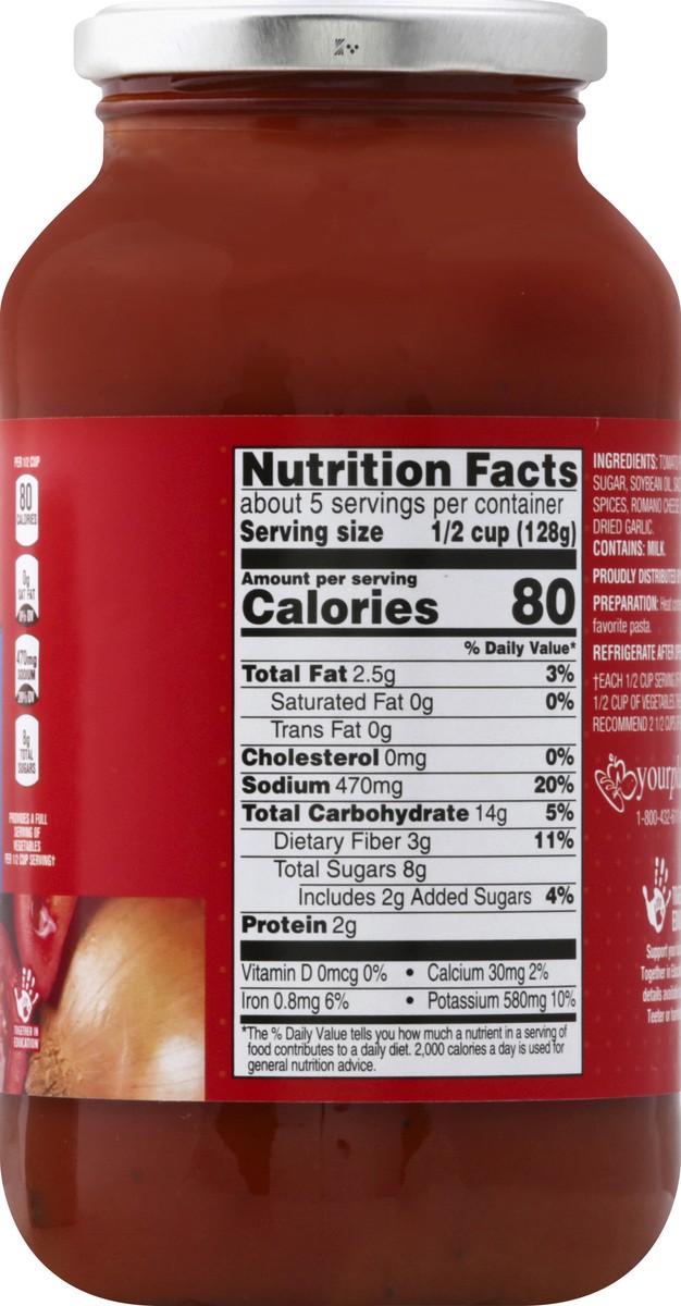 slide 3 of 7, Harris Teeter Pasta Sauce - Traditional, 24 oz