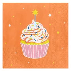 American Greetings Birthday Cupcake Lunch Napkins