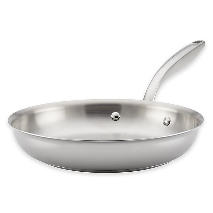 slide 1 of 3, Breville Thermal Pro Clad Stainless Steel Open Skillet, 10 in