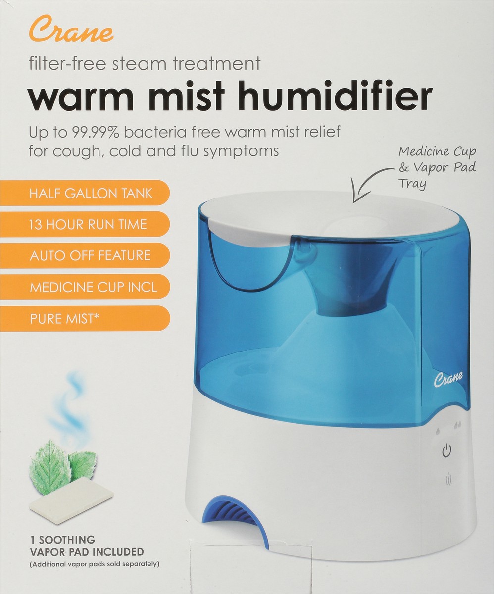 slide 9 of 9, Crane Warm Mist Humidifier 1 ea, 1 ct