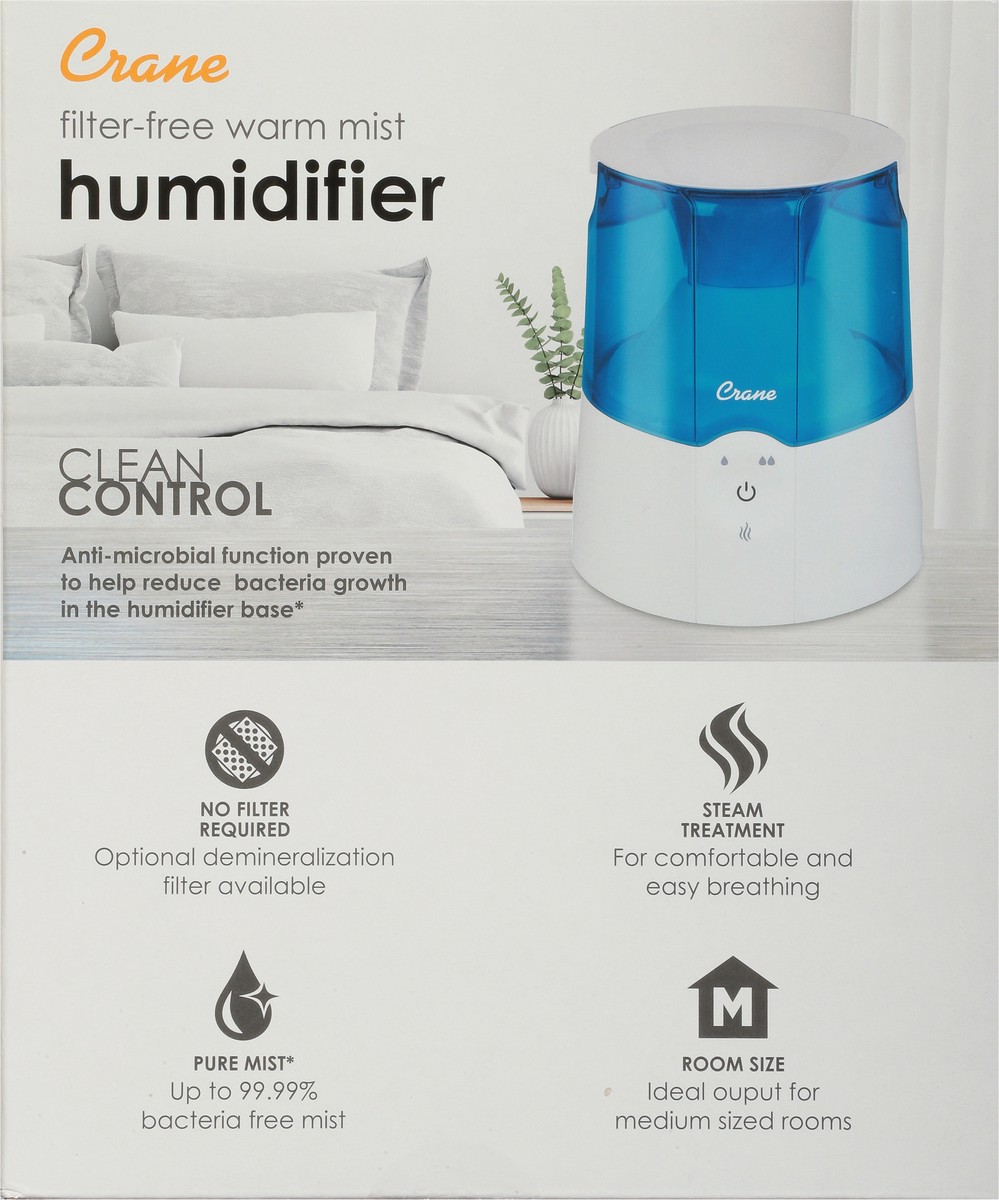 slide 7 of 9, Crane Warm Mist Humidifier 1 ea, 1 ct