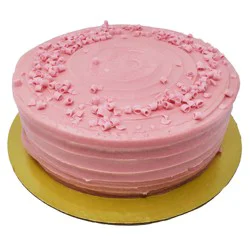 H-E-B Bakery Strawberry French Buttercream White Cake