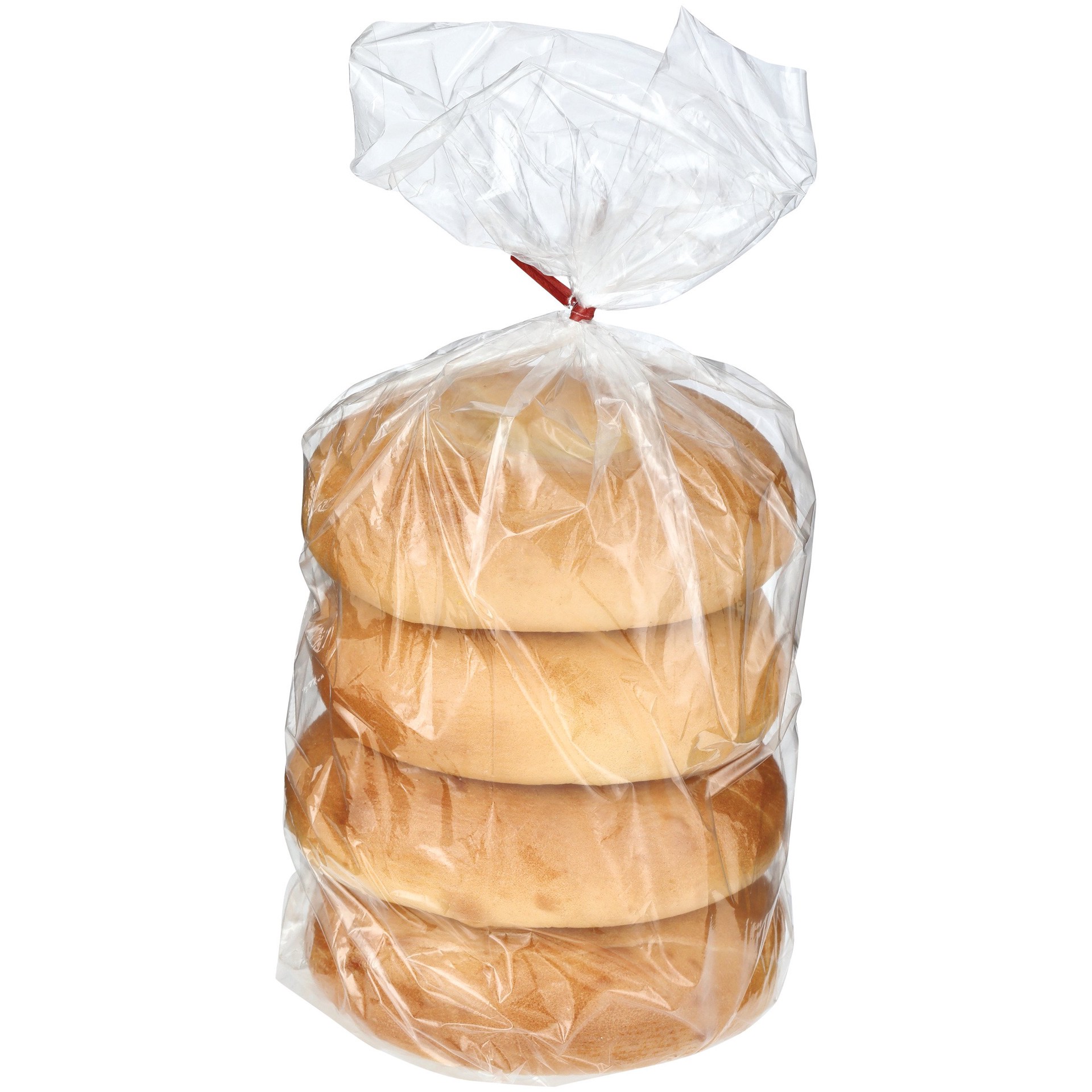 slide 1 of 1, H-E-B Bakery Plain Bagels, 4 ct