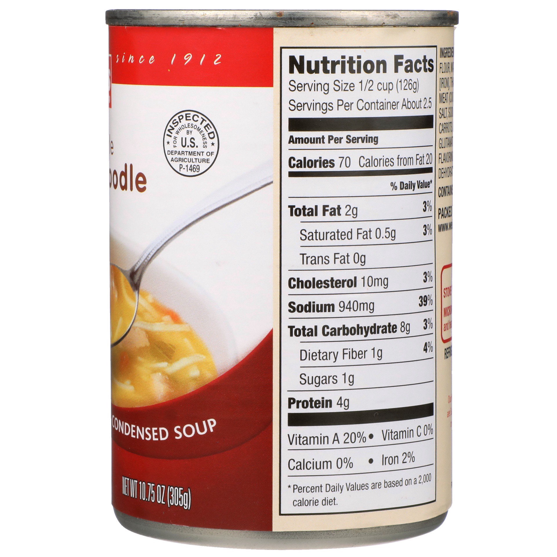 slide 6 of 6, Weis Quality Chicken Noodle Homestyle Soup, 10.75 oz