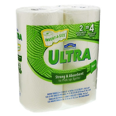 Hill Country Fare Invent-A-Size Double Roll Paper Towels - Shop