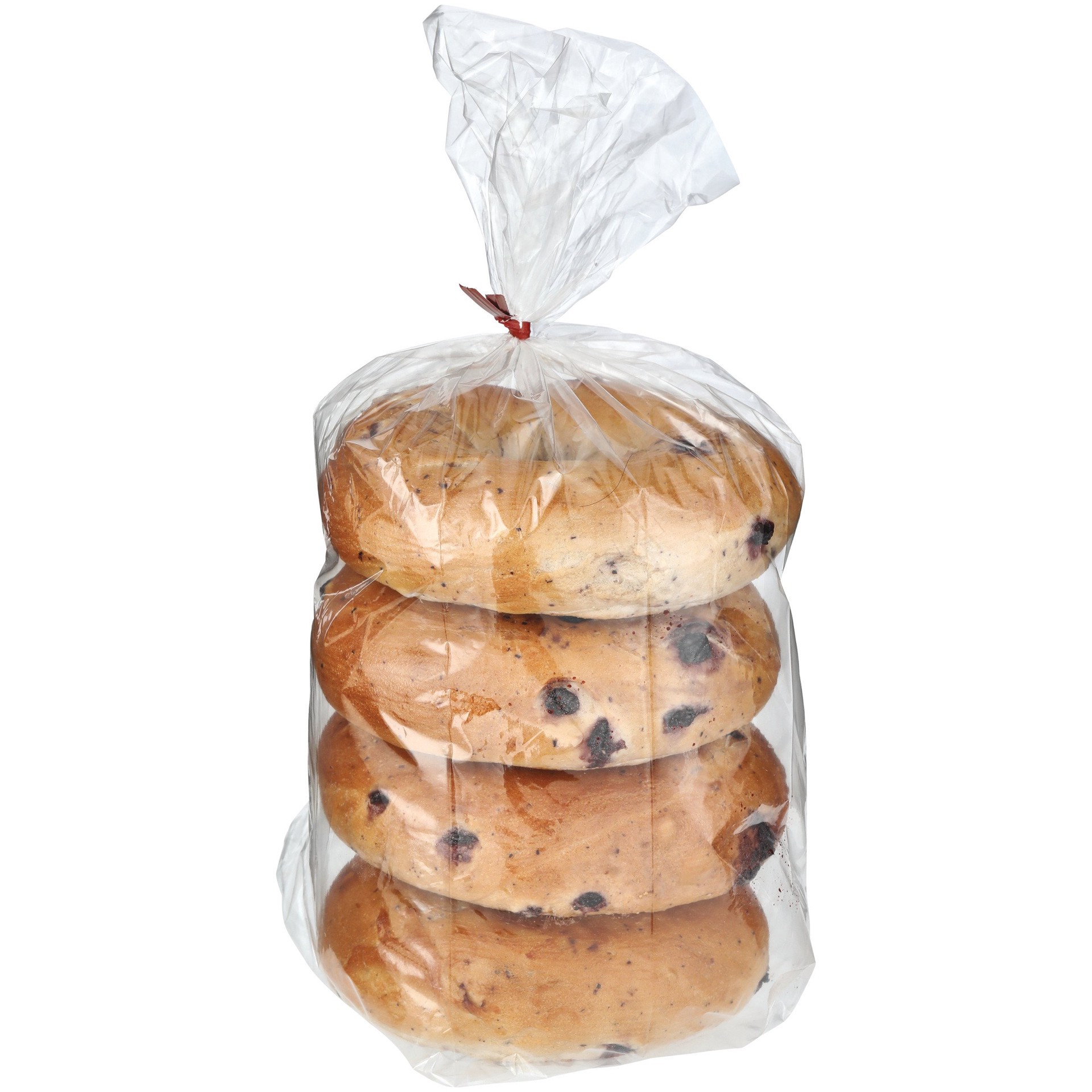 slide 1 of 1, H-E-B Bakery Blueberry Bagels, 4 ct