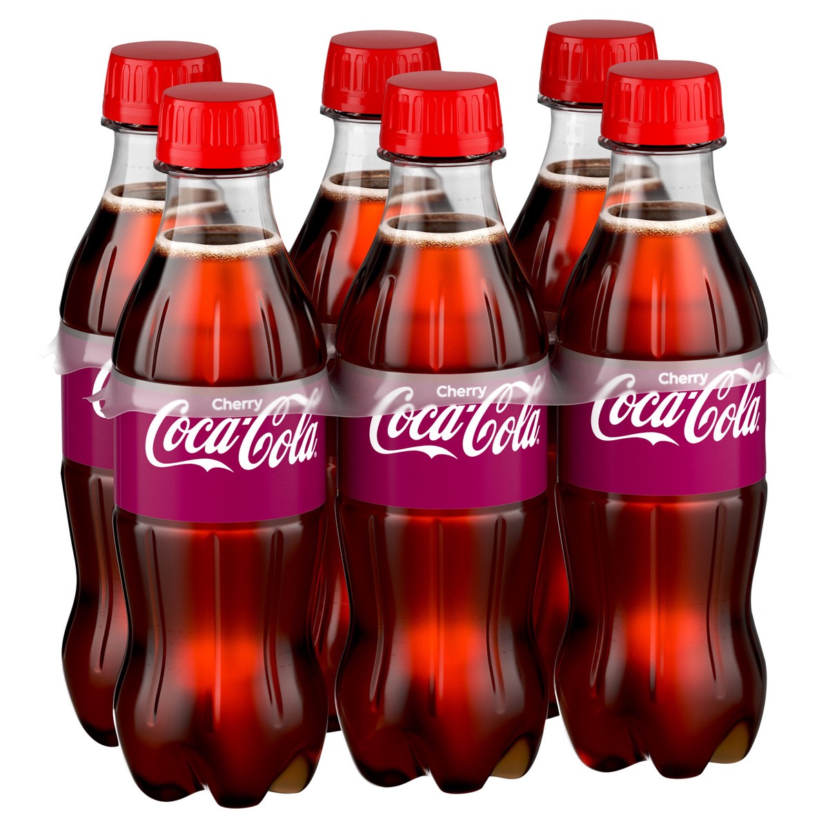 slide 10 of 11, Coca-Cola Cherry Bottles, 8.55 fl oz, 6 Pack, 51.30 fl oz