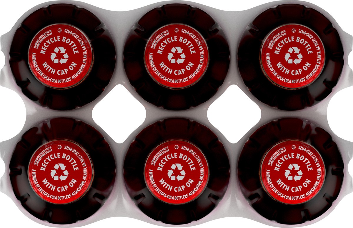 slide 4 of 11, Coca-Cola Cherry Bottles, 8.55 fl oz, 6 Pack, 51.30 fl oz